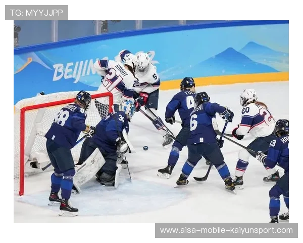 冰球门前贴身肉搏：激情与坚持的极限挑战